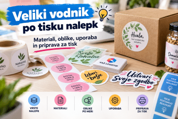 Tisk nalepk po meri – veliki vodnik